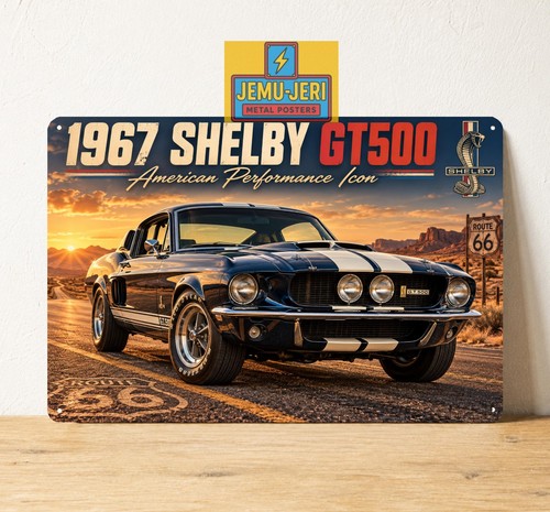 Poster metallo per auto - poster,