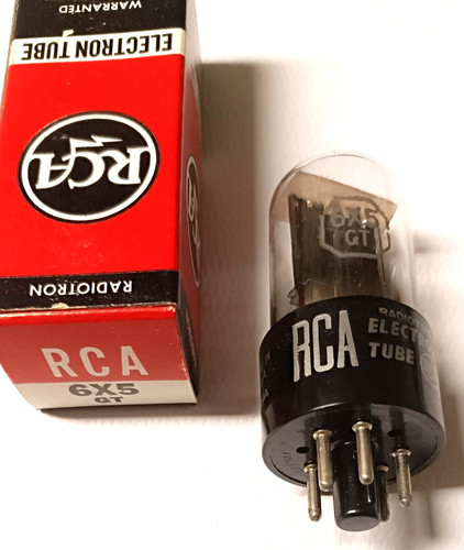Tube 6x5gt rca black - 🟢🟢tube,
