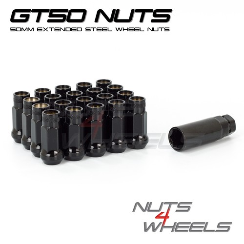 Dadi ruota neri gt50 - 20,
