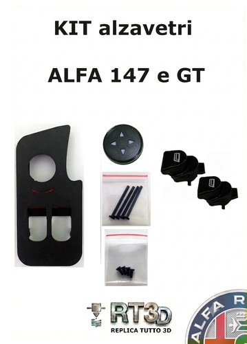 Kit alzavetri pulsantiere - kit,
