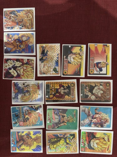 Lotto 18x carddass dragon ball - carddass,